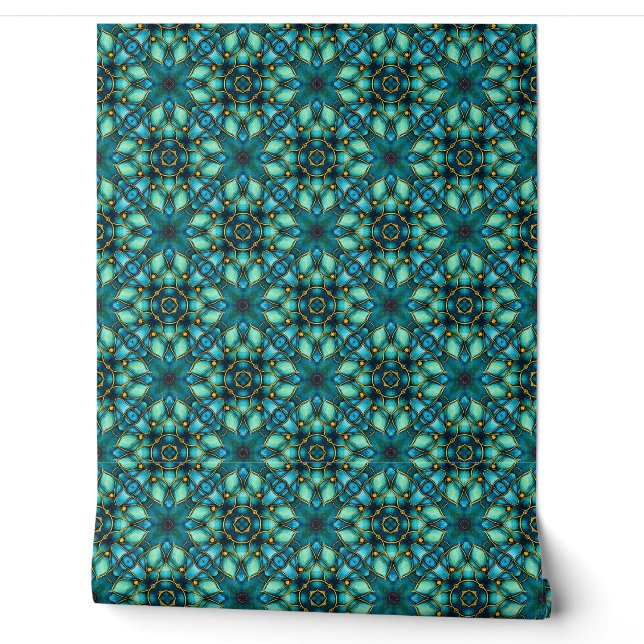 Papier Peint Trésors de Turquoise (Déroulement)
