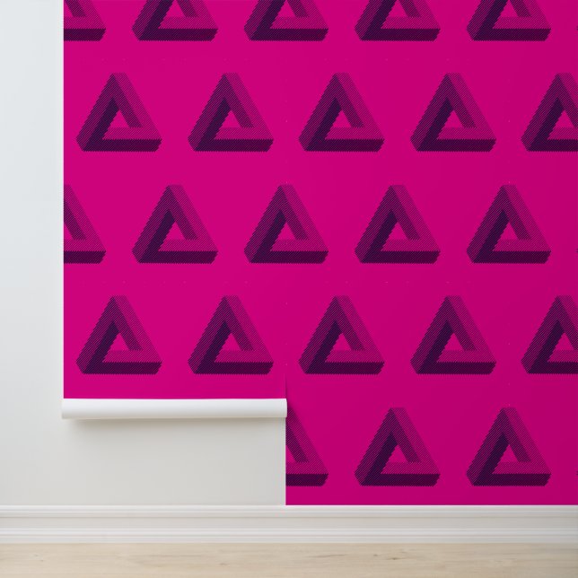 Papier Peint Triangle de Penrose (Style : 2) (Application)