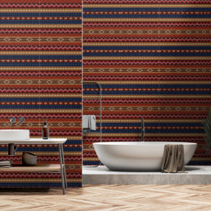 Papier Peint Tribal Native American Southwest Motif