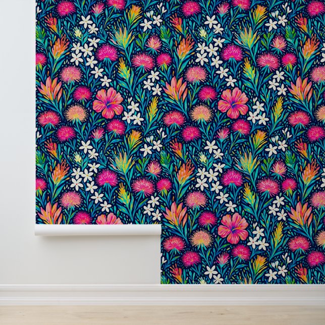 Papier Peint Tropical aloha print (Application)