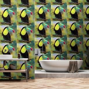 Papier Peint Tropical Toco Toucan