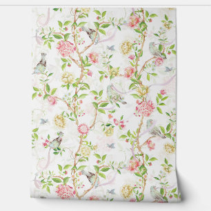 Papier Peint Tropical Vintage Rococo Garden Chinoiserie