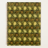 Papier peint Tulipe et Lys vert de William Morris
