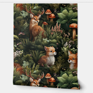 Papier Peint Twilight Forest Friends Botanical