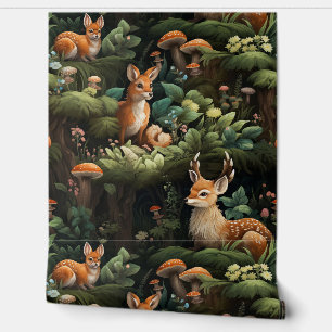 Papier Peint Twilight Forest Friends Botanical