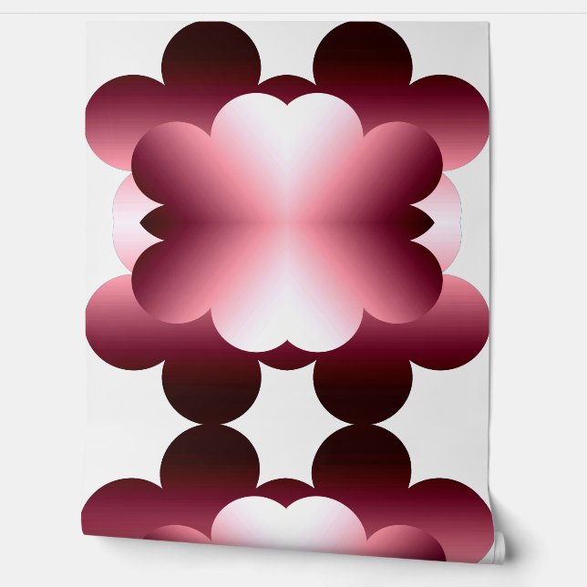 Papier Peint Un élégant marron classique design motif (Déroulement)