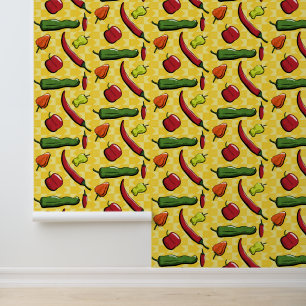 Papier Peint Un monde de poivrons chili