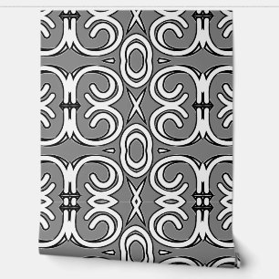 Papier Peint Un noir et blanc vibrant "Ratti_Creative_Arts"