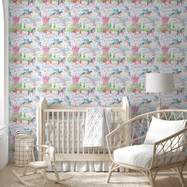 Papier Peint Unicorn Fantasy Worlds (Enfants)