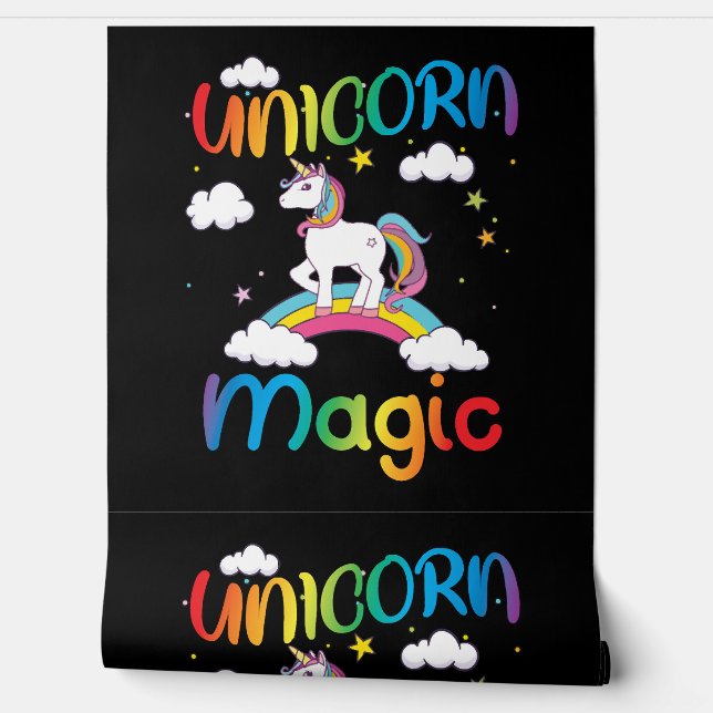 Papier Peint Unicorn magique (Déroulement)