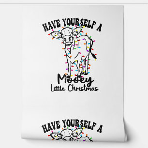 Papier Peint Vache & Neige Se Faire Un Petit Noël Moyeux