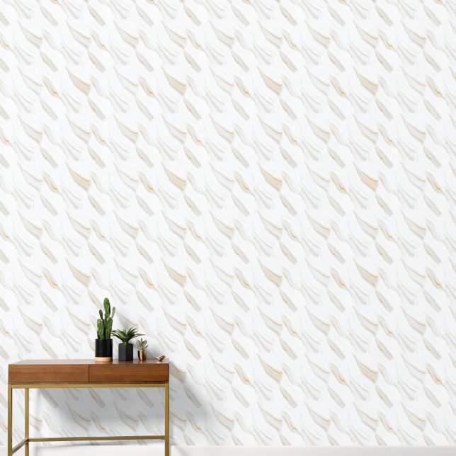 Papier Peint Vagues de marbre italien de luxe  (Couloir)