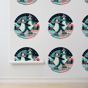Papier Peint Valse d'hiver de Penguin