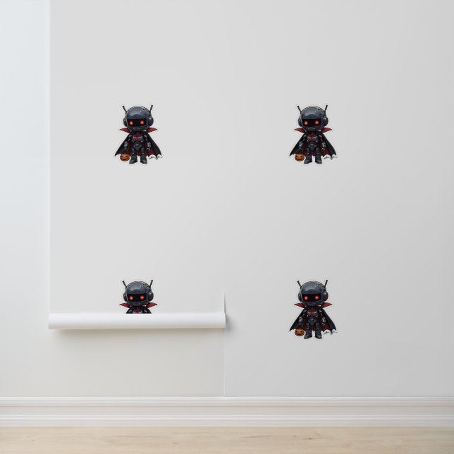 Papier Peint Vampire Robot Halloween Fond d'écran jolie Art Éff (Application)