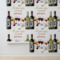 Verres à vin SlipperyJoe's jeu de mots coquin roug