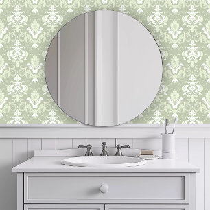 Papier Peint Vert complexe monochromatique
