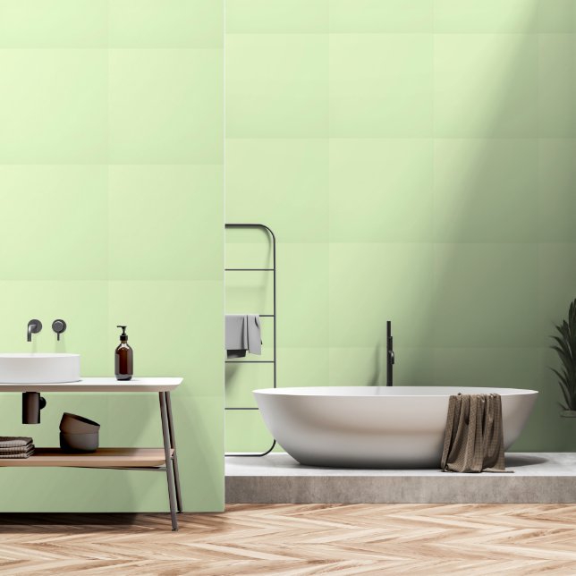 Papier Peint Vert sage (Salle de bain)