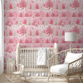 Papier Peint Vibes d'hiver Pink Enchanted