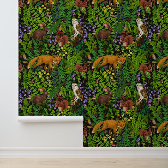 Papier Peint Vie forestière (Application)