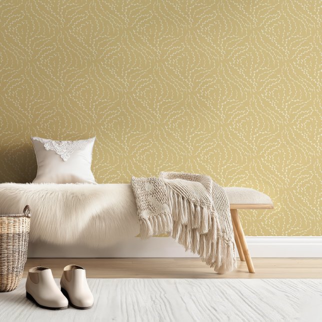 Papier Peint Vins Wavy Sketchy / Séquence jaune (Créateur téléchargé)