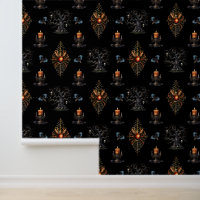Vintage gothique moderne Motif d'Halloween