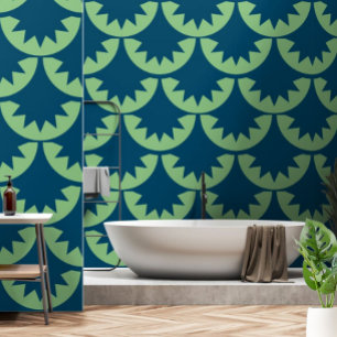 Papier Peint Vintage japonais Koi Motif de la balance des poiss