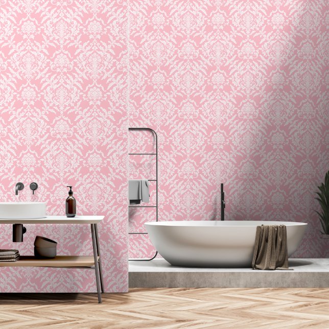Papier Peint Vinyle amovible à décoller et coller de couleur da (Salle de bain)