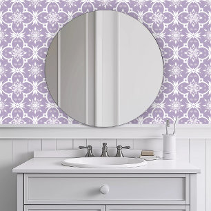 Papier Peint Violet géométrique monochromatique