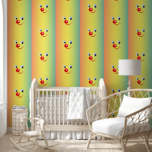 Papier Peint Visage clown souriant