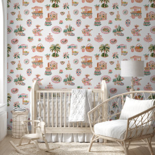 Papier Peint Viva México   Thème mexicain illustré adorable