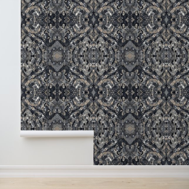 Papier Peint Voile de granit (Application)