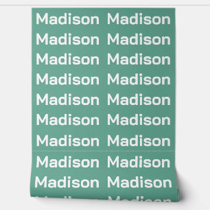 Papier Peint VOTRE NOM Couleur personnalisée répétée