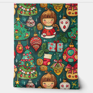 Papier Peint Whimstide Sparkle Christmas Wallpaper