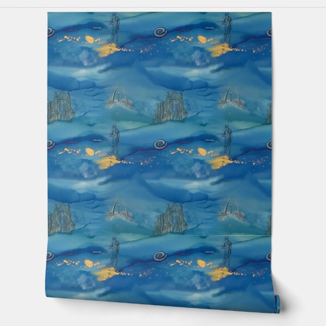 Papier peint Whitby Waves (Déroulement)