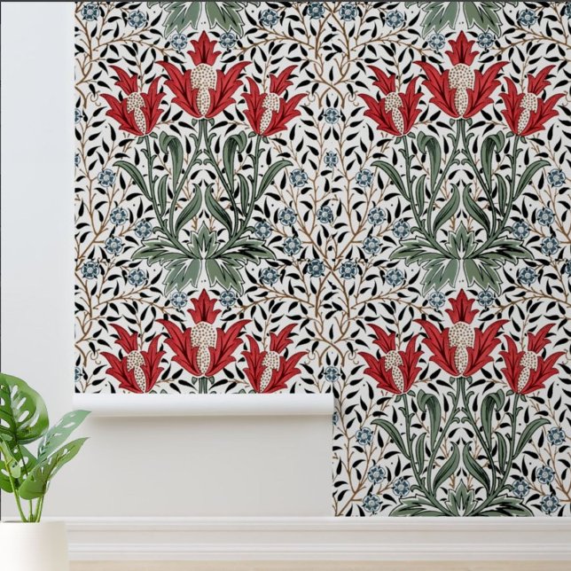 Papier Peint William Morris Vintage Bourne Motif (Créateur téléchargé)