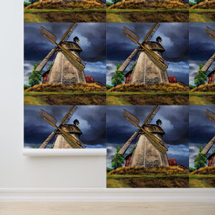 Papier Peint Windmill Pays-Bas
