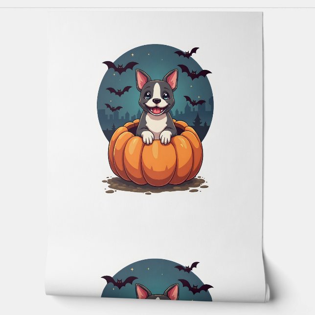 Papier Peint Witch Basset Brew (Déroulement)