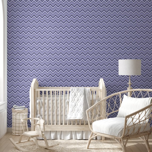 Papier Peint Zag moderne violet Zig (Enfants)