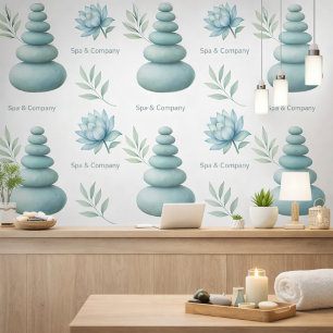 Papier Peint Zen Spa Fleur de Lotus Douce Personnalisez l'entre
