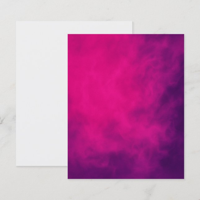 Papier personnalisé Fumée rose néon (Devant / Derrière)
