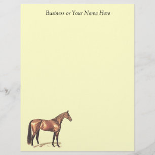 Papier personnel ou commercial pour chevaux Pur-Sa