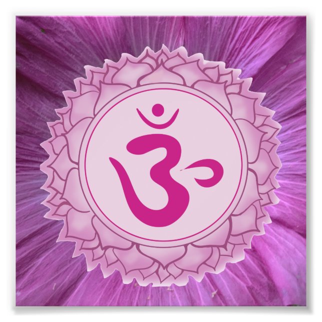 Papier photo Crown chakra (Satin) (Devant)