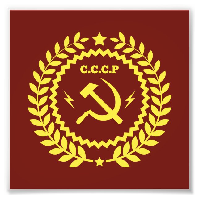 Papier photo Kodak du CCCP Hamer & Sickle Emblem (Devant)