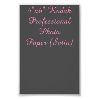 Papier photo professionnel Kodak de 4 po x 6 po (s