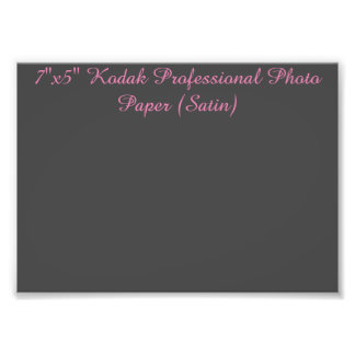 Papier photo professionnel Kodak de 7 po x 5 po (s