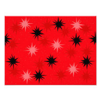 Papier photo Starburts Rouge atomique