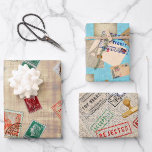 Papier plat de papier d'emballage postfranchissant