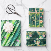 Papier plat enchaîné à l'enrobage de la forêt de f