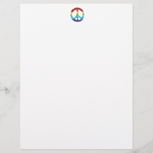 Papier polyvalent à thème de paix (Devant)