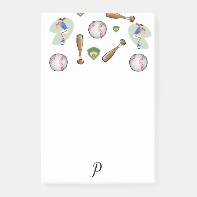 Papier Post-it Baseball (Devant)